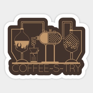 coffee extraction Sticker